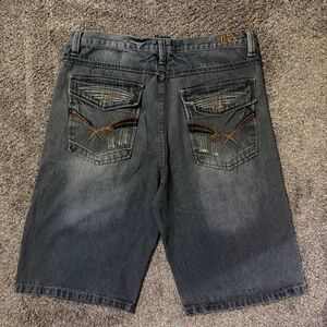 Fubu Men's Blue and Navy Shorts